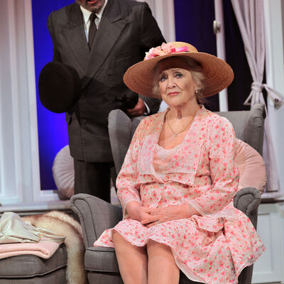 Bild vergr&ouml;&szlig;ern: Szenenfoto aus Miss Daisy und ihr Chauffeur mit Ron Williams und Doris Kunstmann