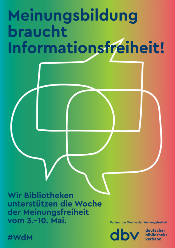 Bild vergr&ouml;&szlig;ern: Woche der Meinungsfreiheit - Plakat