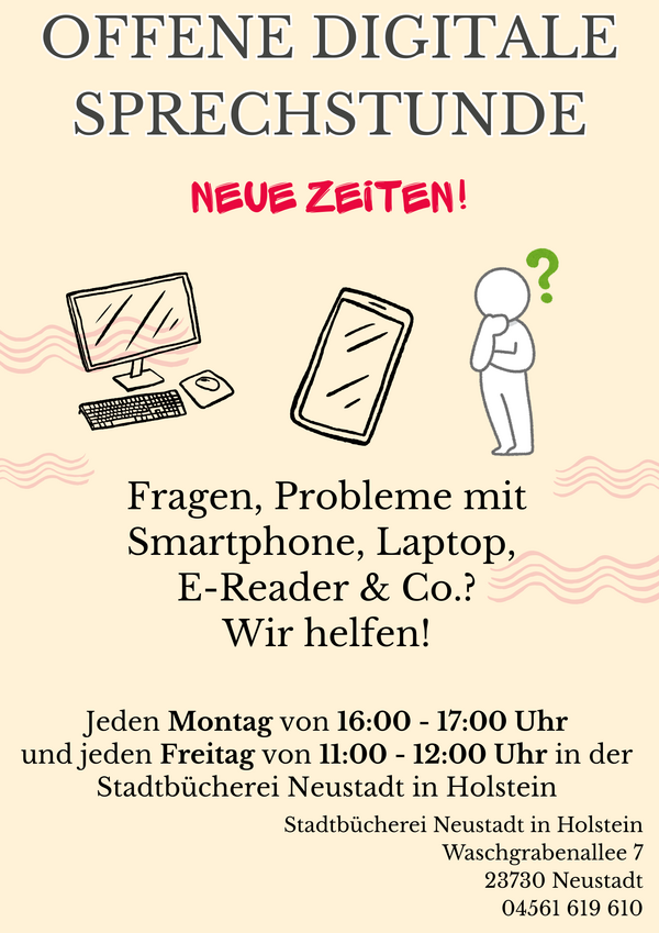 Bild vergr&ouml;&szlig;ern: Plakat digitale Sprechstunde neu