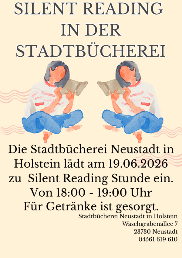 Bild vergr&ouml;&szlig;ern: Silent Reading Plakat 19.06.26