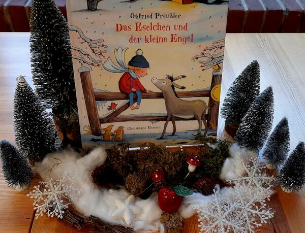 Bild vergr&ouml;&szlig;ern: Buch "Das Eselchen und der kleine Engel" von Otfried Preu�ler und Christiane Hansen